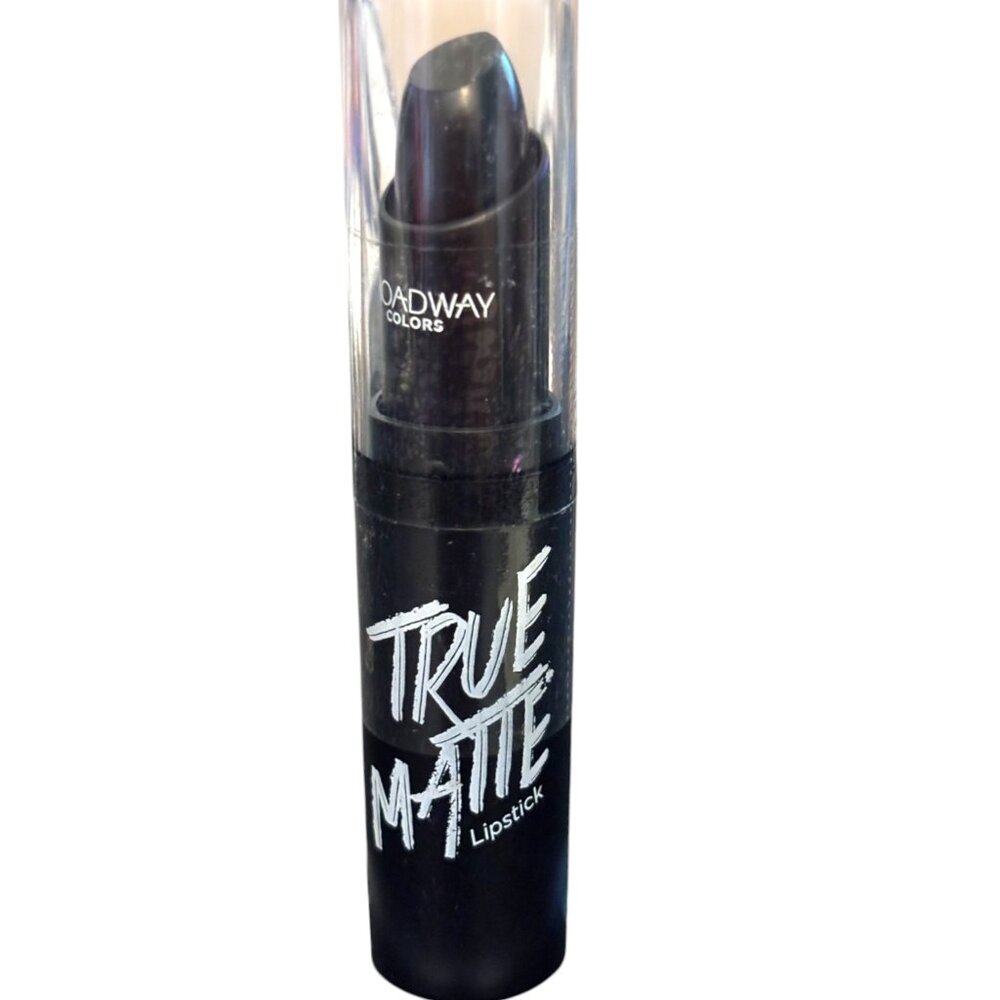 Broadway Colors True Matte Lipstick 11 Blackest Black- Sealed- New without Box